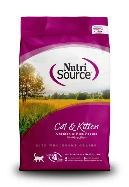 6.6 Lb Nutrisource Cat & Kitten Chicken & Rice - Healing/First Aid